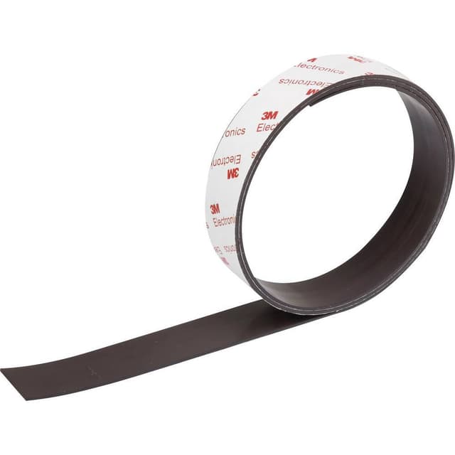 TOOLCRAFT 92013c159 Magnettejp Antracit (L x B) 1 m x 25 mm 1 st