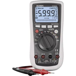 VOLTCRAFT VC830 Handmultimeter Kalibrerad enligt (ISO) digital CAT III 1000 V, CAT IV 600 V Display (Beräkningar): 6000
