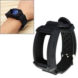 Klokkearmbånd i silikon til Samsung Gear Fit2 / Pro Svart