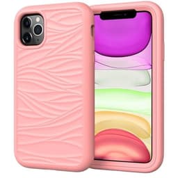 Bølgemønstret beskyttelsesfoderal til iPhone 11 Pro Max Rosa
