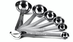 Måleskjeer 6 stk  1,25 til 22,5cl