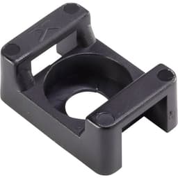 TRU COMPONENTS TC-6645716 Monteringssockel skruv Svart