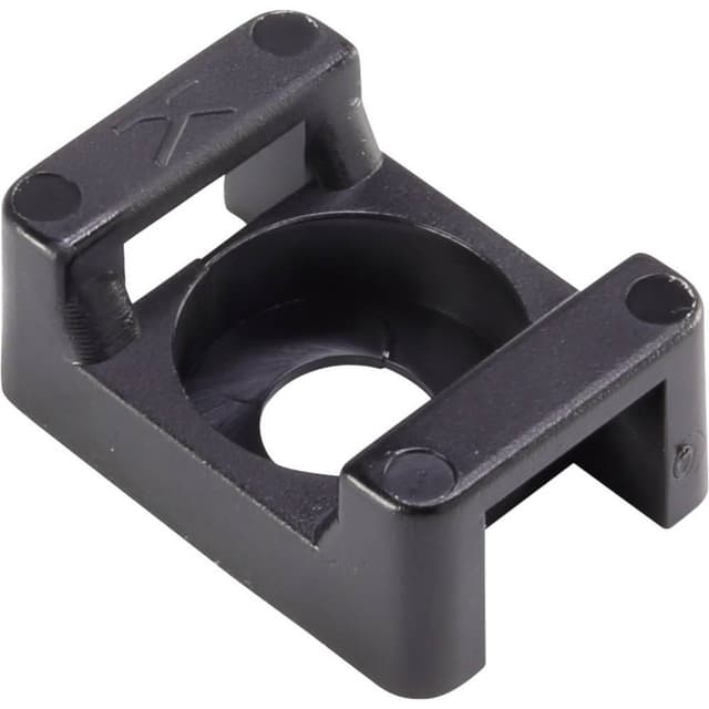 TRU COMPONENTS TC-6645716 Monteringssockel skruv Svart