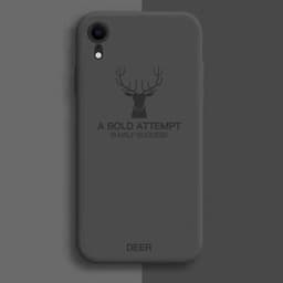 Silikonikuori iPhone XR Musta