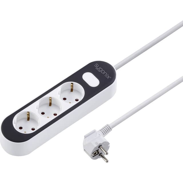 Sygonix SY-4538270 Stikdåse med afbryder 1 stk