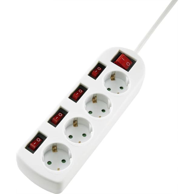 Sygonix SY-4535068 Stikdåse med afbryder 1 stk