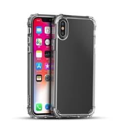 Läpinäkyvä matkapuhelimen kuori karkaistuilla reunoilla iPhone XS