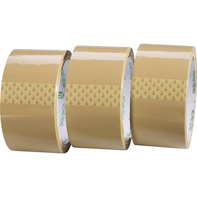 Förpackningstejp Conrad Components brun (L x B) 50 m x 48 mm akryl Innehåll: 3 rullar