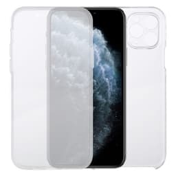 Erittäin ohut kaksipuolinen kuori iPhone 11 Pro Max Läpinäkyvä