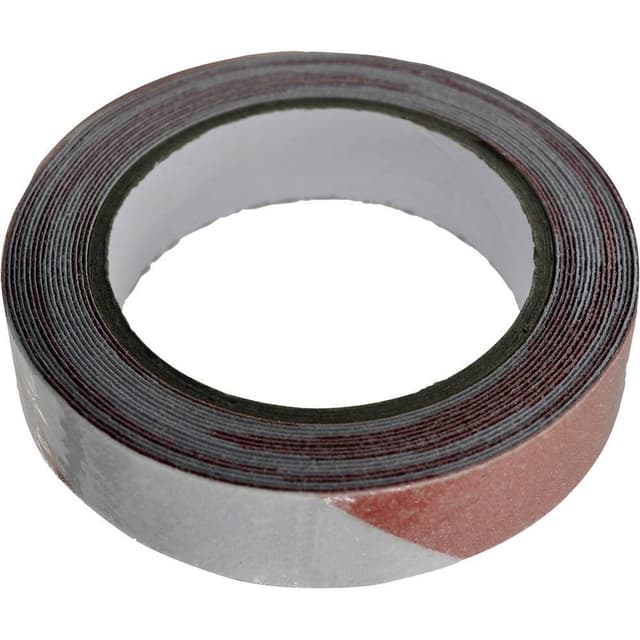 TOOLCRAFT ANST255M-RW Varningstejp ANST255M-RW Röd, Vit (L x B) 5 m x 25 mm 1 st