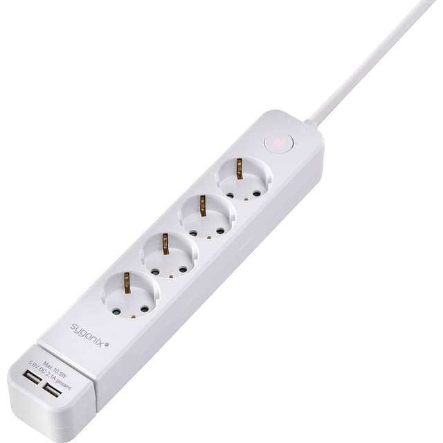 Sygonix SY-4535058 Stikdåse med afbryder 1 stk