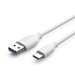 NÖRDIC USB C–USB A 5 A 100 W, 1 m pikalatauskaapeli, 480 Mb/s
