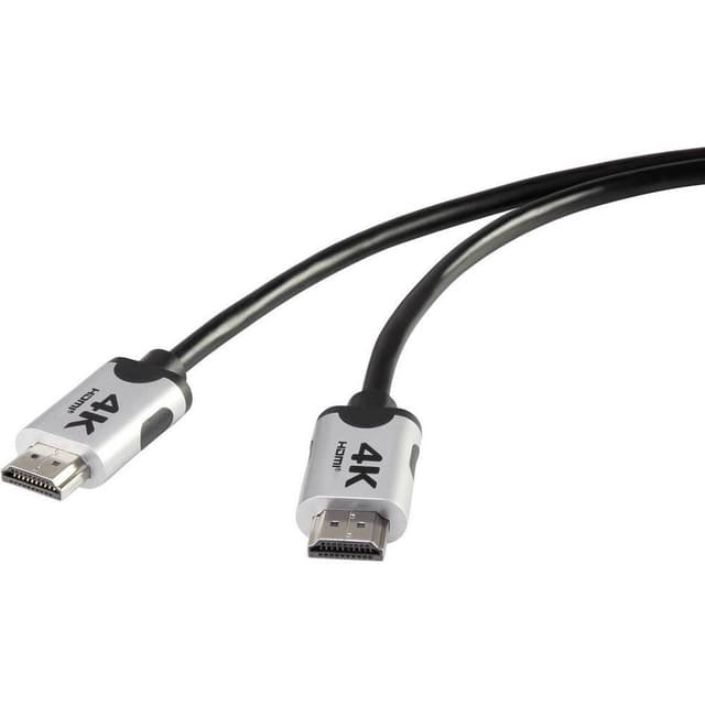 PremiumHDMI 4k/Ultra-HD Anslutningskabel[1x HDMI hane - 1x HDMI hane]1.00 mSvartSpeaKa Professional