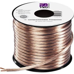 TRU COMPONENTS 1572262 Højtalerkabel 2 x 0.75 mm²