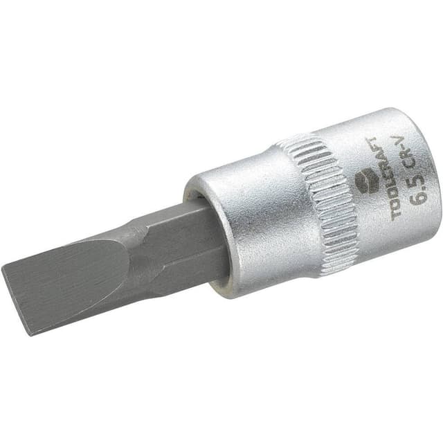 TOOLCRAFT 816065 Spår Hylsnyckel-bitsinsats 6.5 mm 1/4