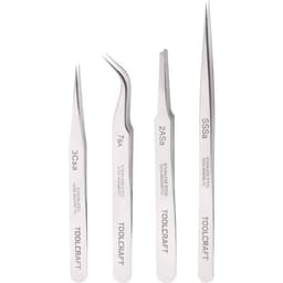 TOOLCRAFT 816747 Pincett-set 4 delar SS SA, 2a SA, 7