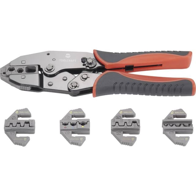 TOOLCRAFT PZ-506 430461 Crimptång-set 6 delar Isolerad