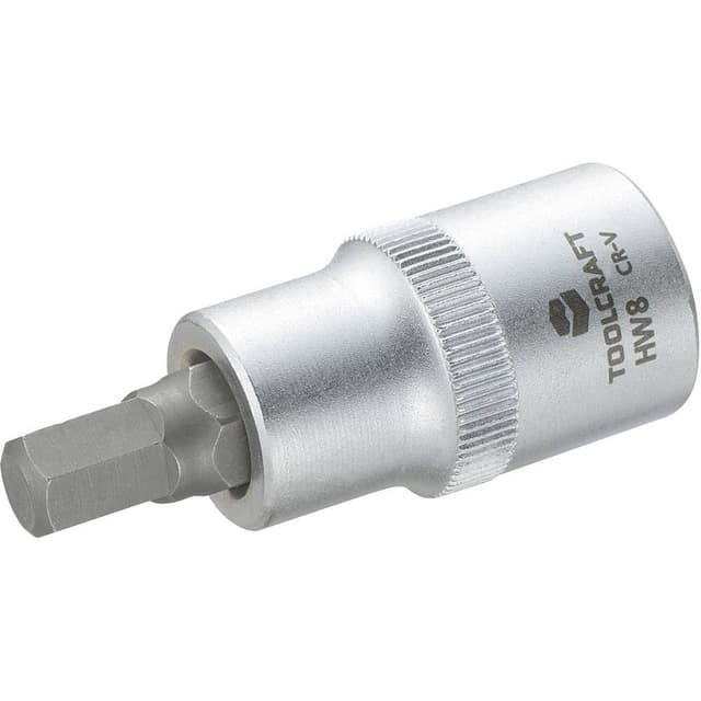 TOOLCRAFT 816158 Inner-sexkantig Hylsnyckel-bitsinsats