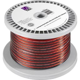 TRU COMPONENTS 1566209 Højtalerkabel 2 x 1.65 mm² Rød, Sort 30 m