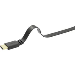 SpeaKa Professional HDMI Anslutningskabel 2.00 m SP-7541952 Audio Return Kanal, guldpläterad kontakt, Högflexibel, Ultr
