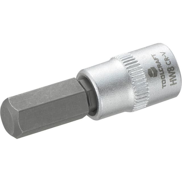 TOOLCRAFT 816072 Inner-sexkantig Hylsnyckel-bitsinsats