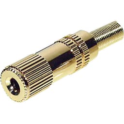 TRU COMPONENTS 1559798 Jack-stik 3,5 mm Kobling, lige