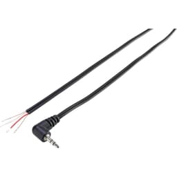 Hörlursuttag 3.5mm Teleplugg 3.5 mm - Öppen ände Stereo