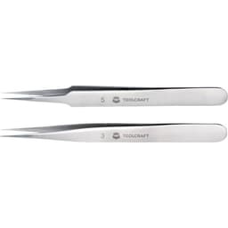TOOLCRAFT TO-5861034 Pincett-set 2 delar Spets,