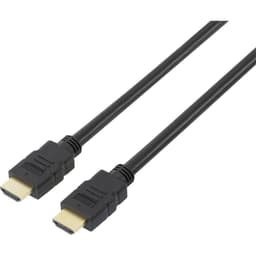 SpeaKa Professional HDMI Anslutningskabel 15.00 m SP-7870116 Audio Return Kanal, guldpläterad kontakt Svart [1x HDMI ha