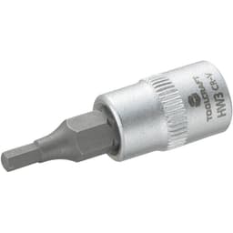 TOOLCRAFT 816068 Unbrako Topnøgle-bit-indsats 3 mm 1/4
