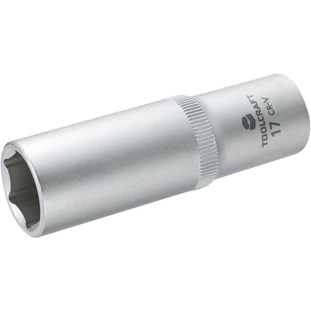 TOOLCRAFT 816182 Ytter-sexkantig Hylsnyckelinsats 17 mm