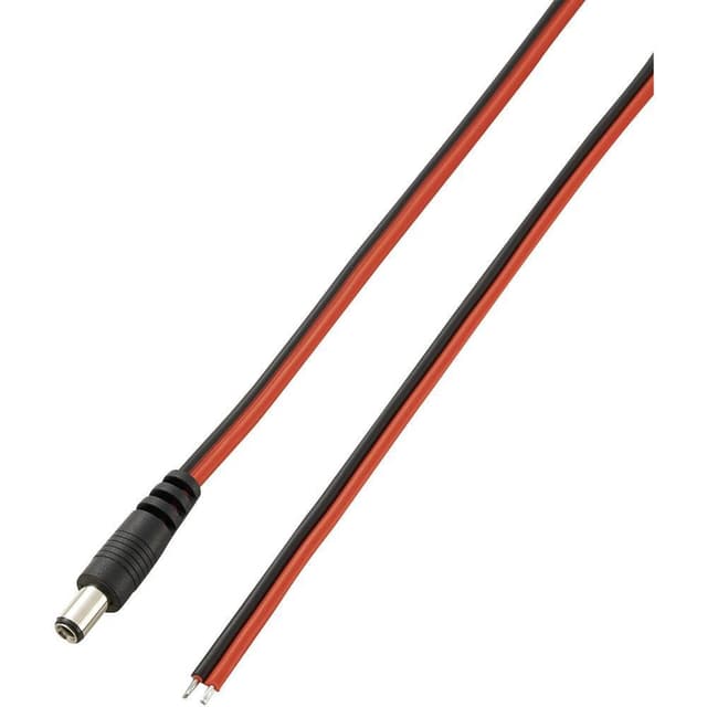 VOLTCRAFT DC-kabel DC-stiftdon - 5.5 mm 2.5 mm 1 st