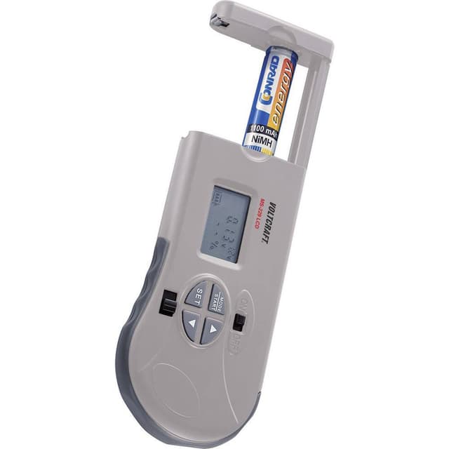 VOLTCRAFT Batteritestare MS-229 LCD Mätområde