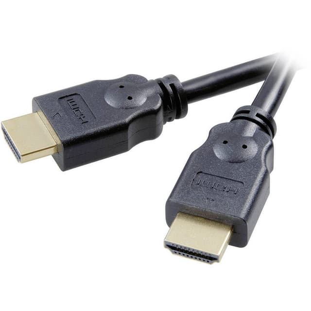 SpeaKa Professional HDMI Anslutningskabel 1.50 m SP-7869884 Audio Return Kanal, guldpläterad kontakt, Ultra HD-HDMI Sva