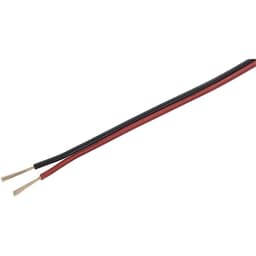 TRU COMPONENTS 1565746 Högtalarkabel 2 x 0.80 mm² Röd,