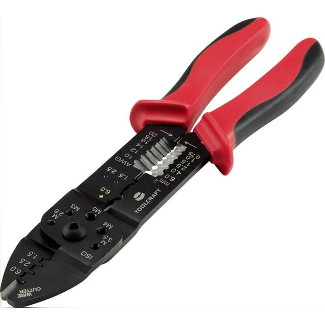 TOOLCRAFT TO-6680946 Crimp- og afisoleringstang 1 stk
