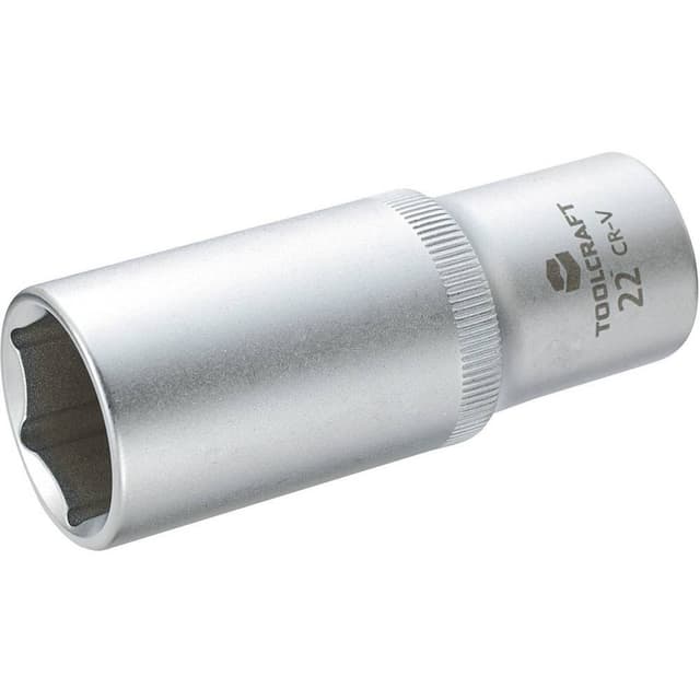 TOOLCRAFT 816186 Udvendig sekskant Topnøgleindsats 22