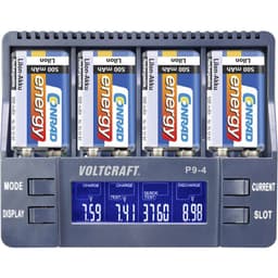VOLTCRAFT P9-4 9V-Block-laddare NiCd, NiMH, LiIon 9V