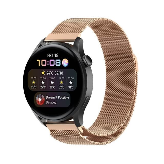 Milanese Rannekoru Huawei Watch 3 - Ruusu
