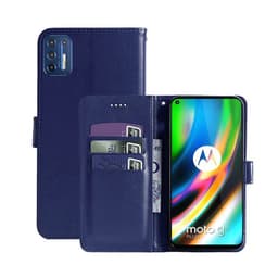 Lompakkokotelo 3-kortti Motorola Moto G9 Plus  - tumma
