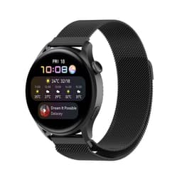 Milanese armbånd Huawei Watch 3 - Svart