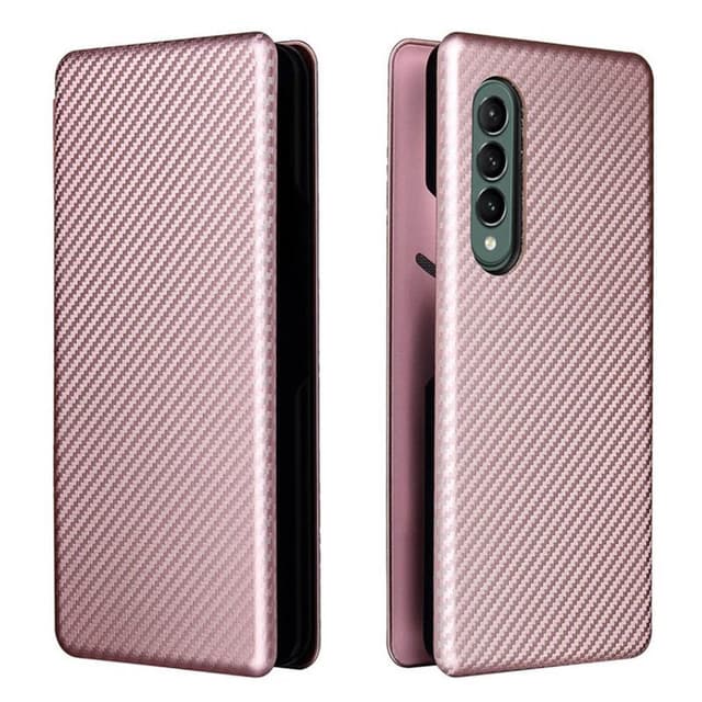 Carbon Flipcase deksel Samsung Galaxy Z Fold 3  - Rose