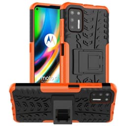 Iskunkestävä Suojakuori kotelo jalustalla Motorola Moto G9 Plus  - o