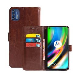 Lommebokdeksel 3-kort Motorola Moto G9 Plus  - brun
