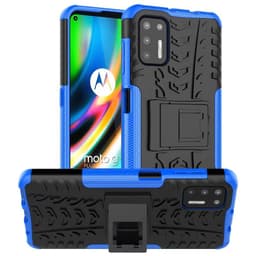 Iskunkestävä Suojakuori kotelo jalustalla Motorola Moto G9 Plus  - s