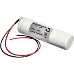 Emmerich 24D4000S Nödljusbatteri Kabel 2.4 V 4000 mAh