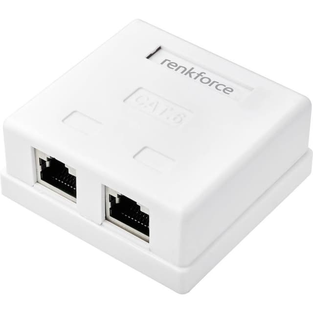 Renkforce Nätverksadapter Utanpåliggande CAT 6 2 Port