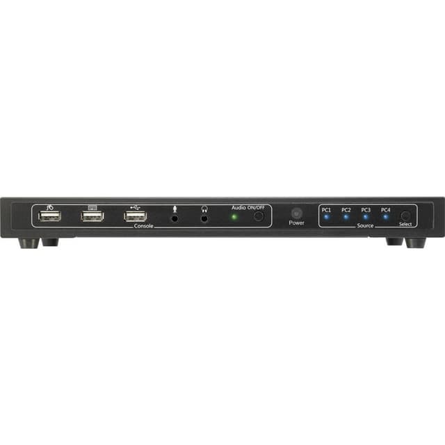 SpeaKa Professional 4 Port KVM-switch HDMI USB 1920 x 1080 pixel, 3840 x 2160 pixel