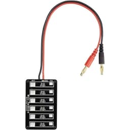 VOLTCRAFT LiPo Laddningskort Utförande laddare: Banankontakt Utförande laddningsbart batteri: Micro JST, JST-PH
