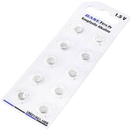 Basetech AG1 Knappcell LR 621 Alkaliskt 6 mAh 1.5 V 10